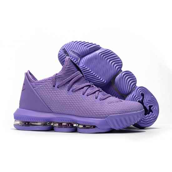 Lebron James XVI Low Cut Men Shoes Lakers Purple